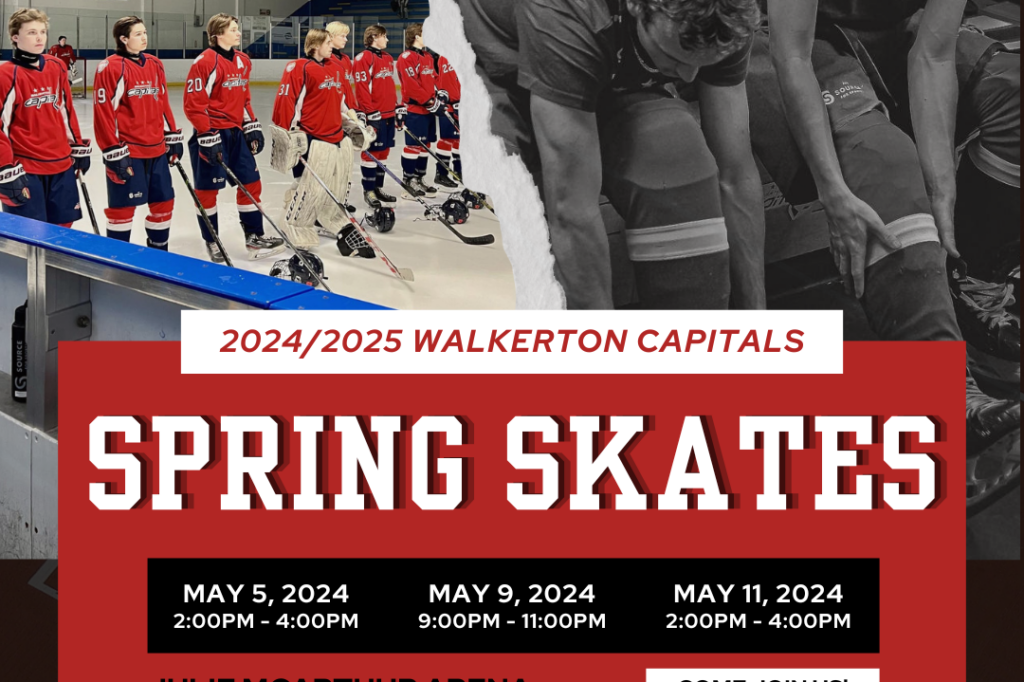 2024 Spring Skate Dates Announced Walkerton Capitals